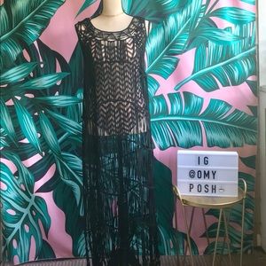 Kardashians  Kollections Maxi Cover Up Crochet